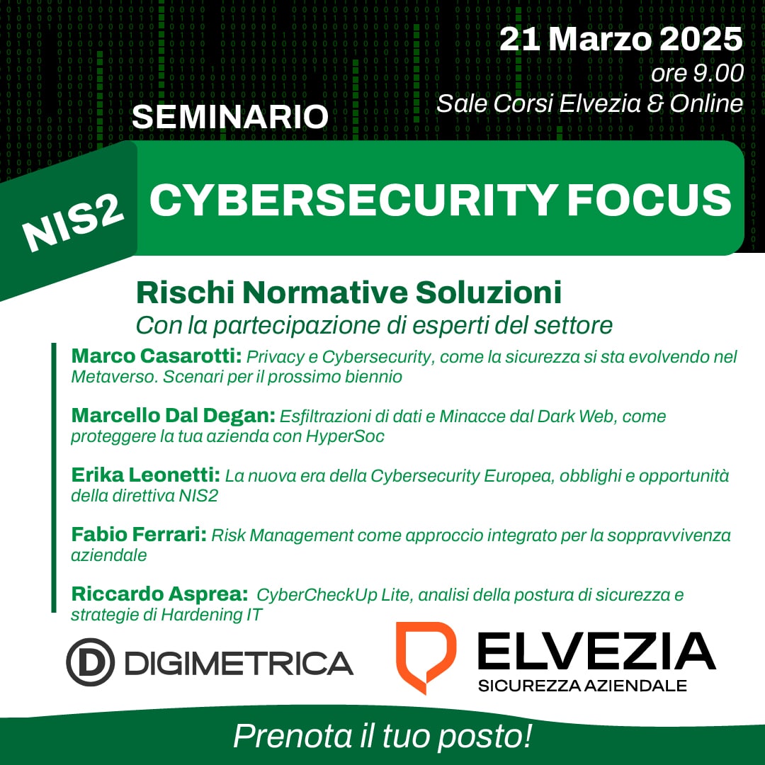 seminario cybersecurity del 21 marzo